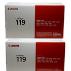 Canon 119 Black Toner Cartridge, 2/Pack (3479B013)-Black