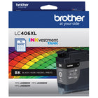 Brother Genuine LC406XLBKS INKvestment Tank High-Yield Black Ink Cartridge-Professional black inkjet print quality you can consistently rely on for up to 6,000 pages