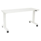 Proline 6' Pneumatic Height Adjustable Table, White-6' wide