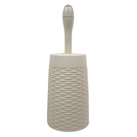 Modern Homes Magic Toilet Brush - Ivory-Features a convenient internal soap/cleaner dispenser, just fill, press and clean