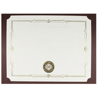 St. James Document/Certificate Holders - Gold Award Seal with Red Ribbon - Brown - 5 Pack-Suitable for horizontally or vertically oriented award certificates