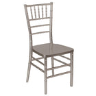 Flash Furniture HERCULES PREMIUM Series Pewter Resin Stacking Chiavari Chair-1000 lb. Weight Capacity