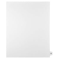 Mark Maker Legal Exhibit Index Tab White Single Tabs, 1/15th Cut, Letter Size, No Holes, Number 120, 25 Pack-White Single Tabs, 1/15th Cut