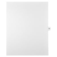 Mark Maker Legal Tabs - Letter Size - White - 1/15th cut - 25 tabs per package - 5 packages Pack - Number 173-White Single Tabs