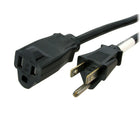 StarTech 25 Ft Power Cord Extension, Nema 5-15R to Nema 5-15P-Saves space and conveniently connects large-sized adapters so you