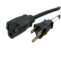 StarTech 25 Ft Power Cord Extension, Nema 5-15R to Nema 5-15P-Saves space and conveniently connects large-sized adapters so you