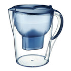 Aquavero 14-Cup Water Filtration Pitcher - Aspen Blue-Capacity: Holds 3.5L or 14 cups of water