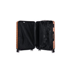 TOSCANO RIGOROSO 20" Hardside Carry On Luggage - Bronze Gold-5 Year Limited Global Warranty