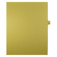 Mark Maker Legal Exhibit Index Tab Buff Single Tabs, 1/25th Cut, Letter Size, No Holes, Number 35, 25 Pack-Buff Single Tabs, 1/25th Cut