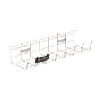 ShoppingAll Under Desk Cable Management Mesh Tray -  White-Wide & Spacious Rack: Enjoy peace of mind with our 4.7 x 16.5 inch (120mm x 420mm) storage space that keeps cables and power strips out of sight for a clutter-free workspace
