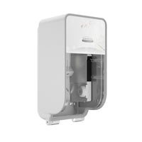 Kimberly-Clark Professional ICON Coreless Standard Roll Toilet Paper Dispenser 2 Roll Vertical - Cherry Blossom Design Faceplate-1 Dispenser and 1 Cherry Blossom Design Faceplate per Case