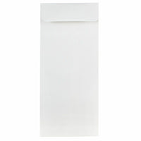 JAM Paper #10 Policy Business Strathmore Envelopes - 4.125" x 9.5" - Bright White Wove - 50 Pack-Colour: Bright White