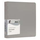 JAM Paper Aluminum Binders, 2 Inch Width, Silver Aluminum (301933555)-Colour: Aluminum
