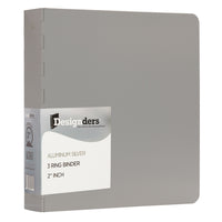 JAM Paper Aluminum Binders, 2 Inch Width, Silver Aluminum (301933555)-Colour: Aluminum