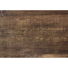 Monarch Specialties 3450 Accent Table - 24"H/Brown Reclaimed Wood/Black Metal-Solid X design frame delivers the stability and elegance you need