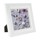 kieragrace KG Morgan Double Mat Frame - 9x9", White-White gallery photo frame, 9x9”, matted for 7x7”