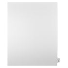 Mark Maker Legal Tabs - Letter Size - White - 1/25th cut - 25 tabs per package - 5 packages Pack - Number 49-White Single Tabs