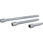 Gray Tools 3 Piece 1/4" Drive Chrome Wobble Extension Set, 2", 4" & 6"-Contains: 2", 4" & 6" length extensions.