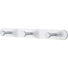 Safco Nail-Head Coat Hooks, 3-Hook Unit-Rounded nail-head design protects garments from damage yet securely keeps them in place