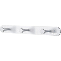 Safco Nail-Head Coat Hooks, 3-Hook Unit-Rounded nail-head design protects garments from damage yet securely keeps them in place