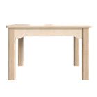 Flash Furniture Bright Beginnings Commercial Grade Wooden Square Preschool Classroom Activity Table-Kid-Friendly Design with Rounded Safety Corners