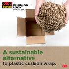 Scotch Cushion Lock Protective Wrap - 12" x 30'-Cushion and filler, an all-in-one solution to stabilize your item: say goodbye to those pesky packing peanuts and paper filler! Expands up to 60x its original thickness to fill the box with less material