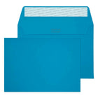 Blake Creative Color Bright Blue Invitation Envelopes - 4 1/2" W x 6 3/8" L - Caribbean Blue - 25 Pack-Caribbean Blue