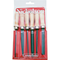 Nicholson 6-Piece American Pattern File Set-Qty/Pk - 1