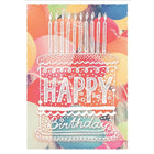 Millbrook Studios 5-3/8" x 7-3/4" Happy Birthday Greeting Cards and Envelopes, 18 Pack (06213)-Printed on premium coated card stock