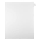 Mark Maker Legal Exhibit Index Tab White Single Tabs, 1/15th Cut, Letter Size, No Holes, Number 1, 25 Pack-White Single Tabs, 1/15th Cut