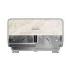 Kimberly-Clark Professional ICON Coreless Standard Roll Toilet Paper Dispenser 2 Roll Horizontal - Warm Marble Design Faceplate-KCP ICON dispenser system offers six designer finishes that elevate your restroom aesthetics to the same high standard as the rest of your facility.