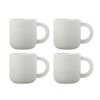 Maxwell & Williams Sherbet Mug - White - 370 ml - Pack of 4-Dinnerware