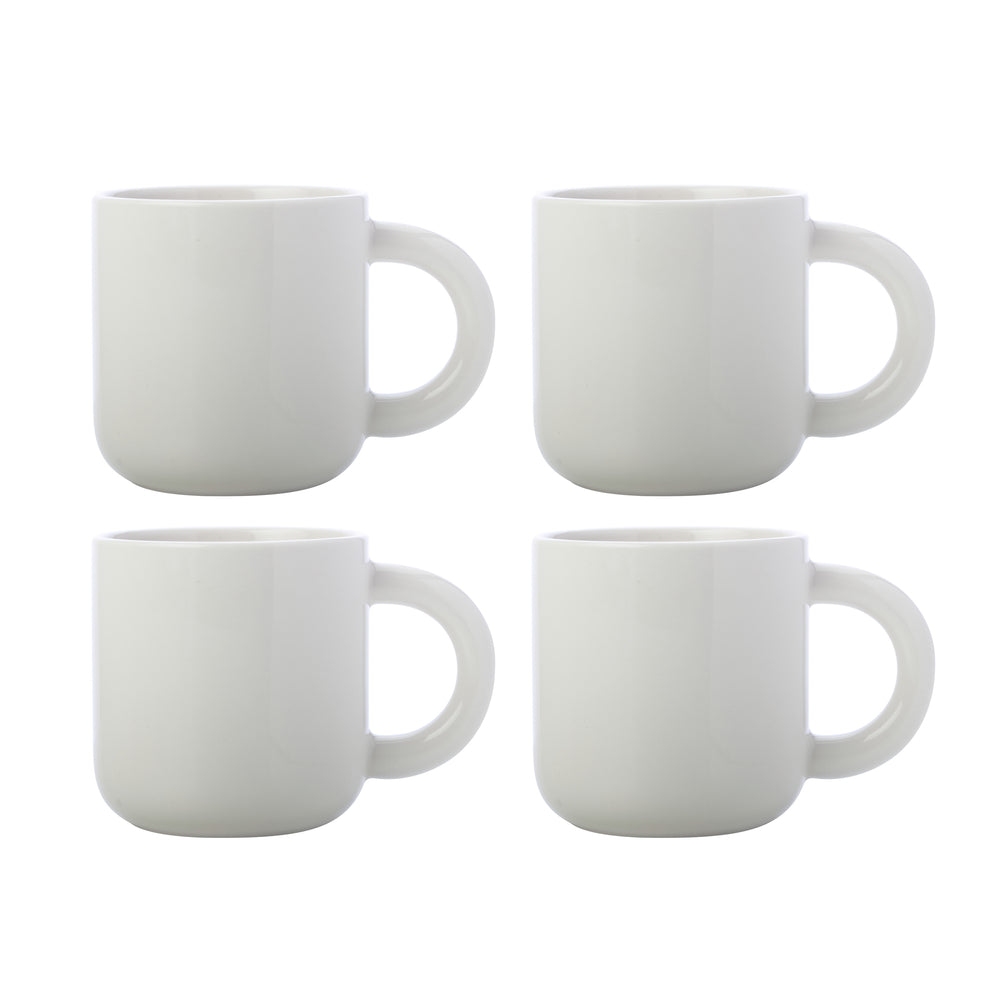 Maxwell & Williams Sherbet Mug - White - 370 ml - Pack of 4