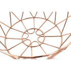 Cathay Importers Copper Round Wire Basket, 10"diameter, 3 Pack-Strong copper colour wire in glossy finish