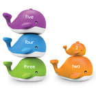 Learning Resources Snap-n-Learn Stacking Whales - Assorted-Build early sequencing skills with numbers 1-5 depicted as words, digits, and countable shapes
