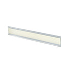 Azar Displays 1.5" x 8.5" Plastic Adhesive-Back C-Channel Nameplates, Clear, 10 Pack (199605)-Great for offices, schools, business and much more