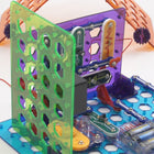 Snap Circuits My Home-Unlike traditional electronics kits, no soldering or tools are required to build, the numbered and color-coded pieces come together in a snap easily onto the included plastic grid