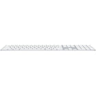 Apple Magic Keyboard with Numeric Keypad - English - White-16.48 x 0.16-0.43 x 4.52" / 41.87 x 0.41-1.09 x 4.52 cm