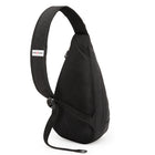 Swiss Gear Sling Bag with RFID Blocking Pocket - Black-Multi organizational pockets