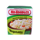 Mr. Noodles in a Cup - Vegetable - 64g - 12 Pack-Easy to prepare, just add boiling water and the vegetable soup base into the Mr. Noodles cup, wait and enjoy.