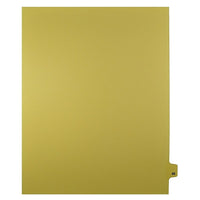 Mark Maker Legal Exhibit Index Tab Buff Single Tabs, 1/25th Cut, Letter Size, No Holes, Number 48, 25 Pack-Buff Single Tabs, 1/25th Cut