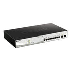 D-Link Smart Managed 8-Port Gigabit PoE Switch with 2 SFP Slots (DGS-1210-10MP)-8x 1000Base-T PoE Ports Plus 2x Gigabit SFP Slots