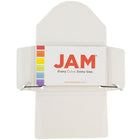 JAM Paper Plastic Business Card Case, Clear Grid, 5 Pack (2500 001g)-Portfolio closure: Elastic