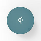 Basic Tech BT10CPTL 10W Qi Charging Pad - Teal-Anti Slip Mat Design