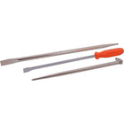 Gray Tools 3 Piece Assorted Pry Bar Set-Contains: 15-3/4", 18-1/4", 24" Pry Bars.