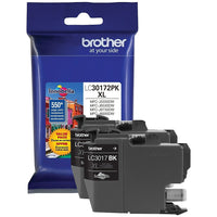 Brother LC3017 Innobella High-Yield Black Ink Cartridges, 2 Pack-Contains two black ink cartridges
