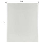 JAM Paper Plastic Envelopes with Tuck Flap Closure, Open End, 11 x 14, Clear Poly, 12 Pack (1541749)-Opening: open end