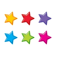 Trend Enterprises 3" Mini Accents Variety Pack Gumdrop Stars, 216 Pack (T-10843)-Size: 3"(H)