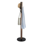 Umbra Flapper Coat Rack, Walnut (320361-048)-Made from rubberwood, MDF, and cast aluminum