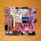 Azar Displays Pegboard Organizer Kit, Pink Frosted (900945-PNK)-Durable plastic